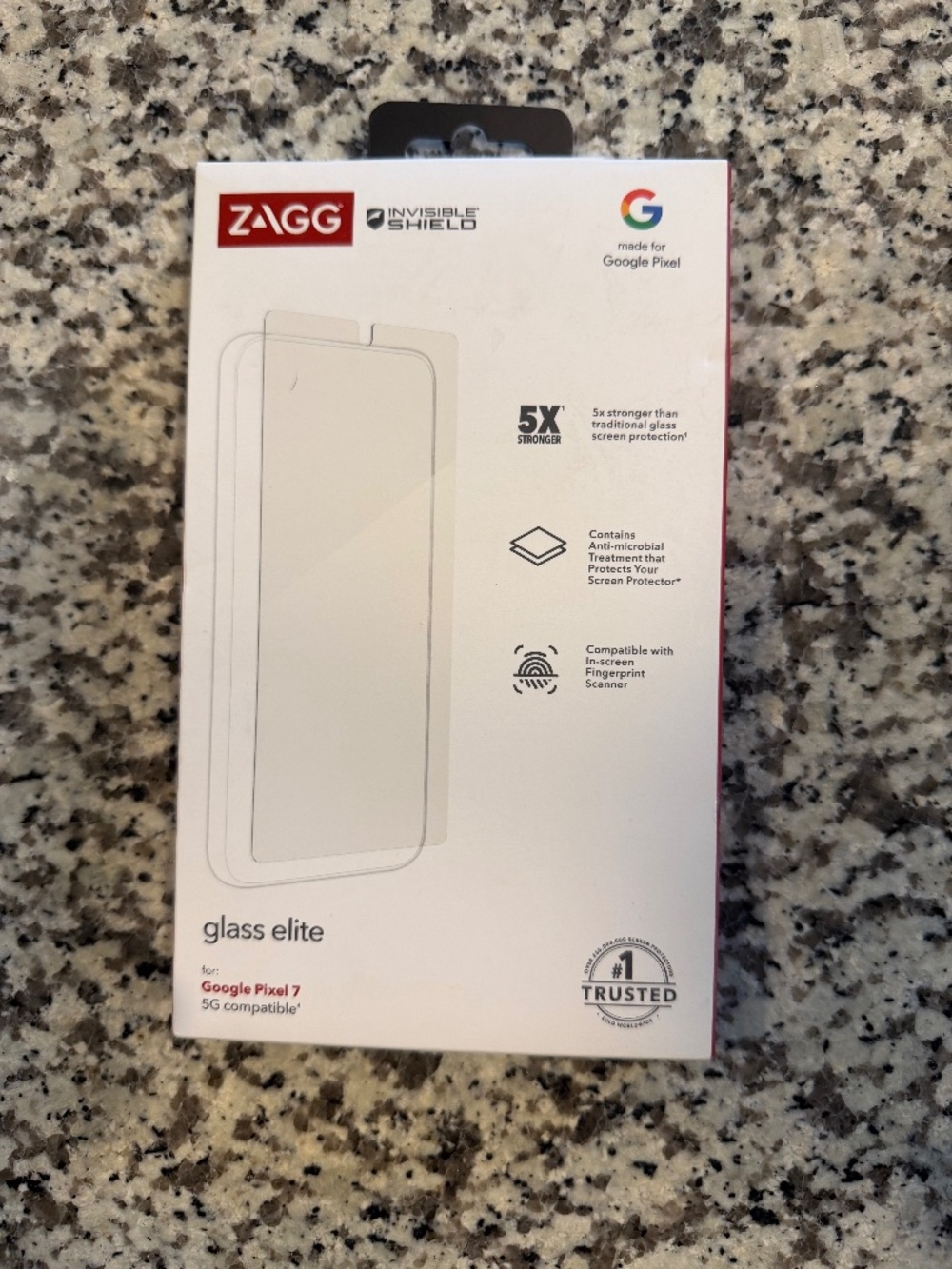 NWT Zagg google pixel 7 glass elite screen protector